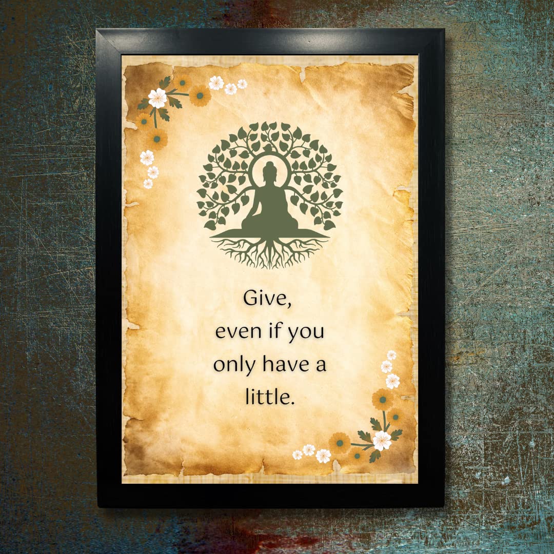 Buddha Posters for Home Decor - Framed Quotes and Artwork