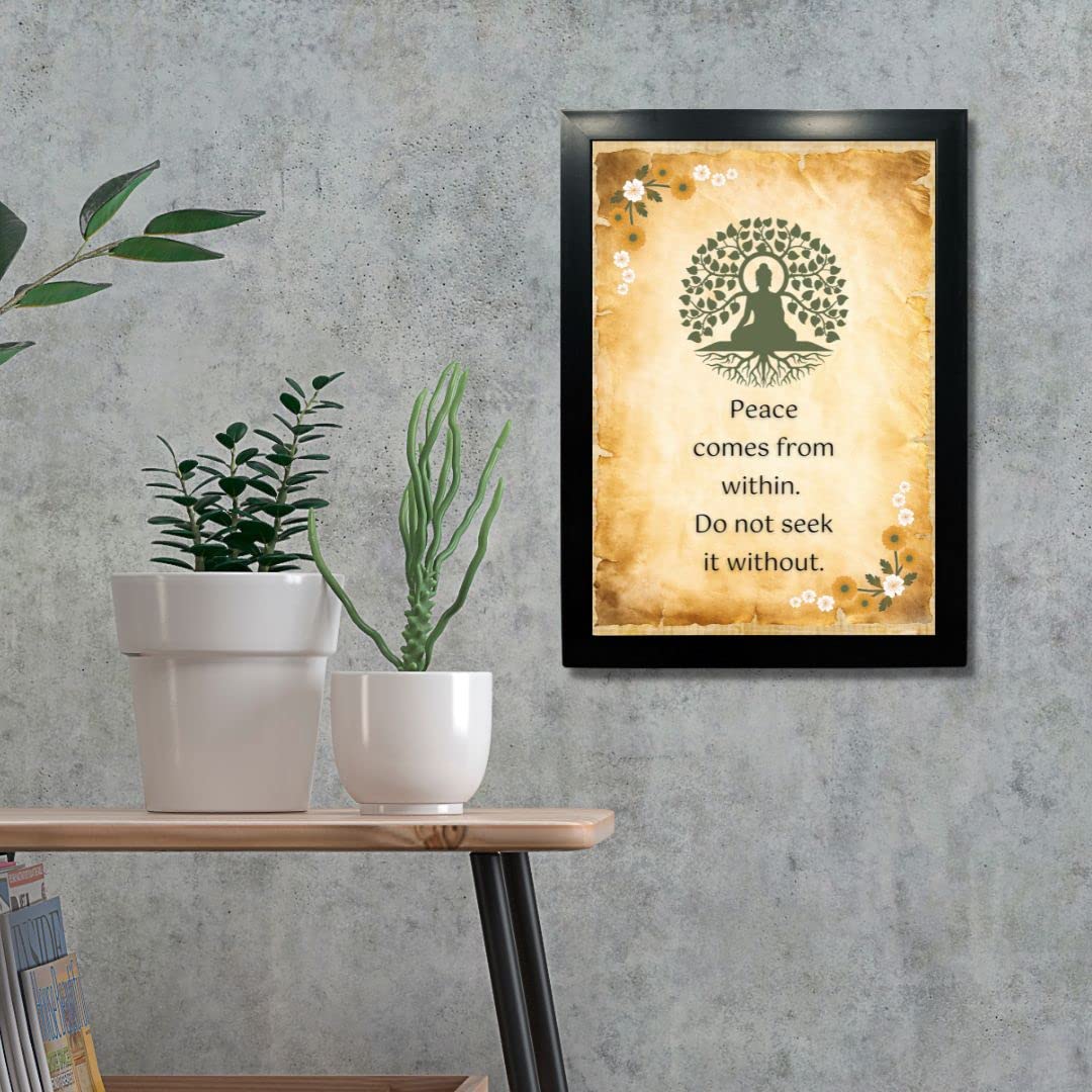 Buddha Wall Frame for Home Decor - Peaceful Inspiration