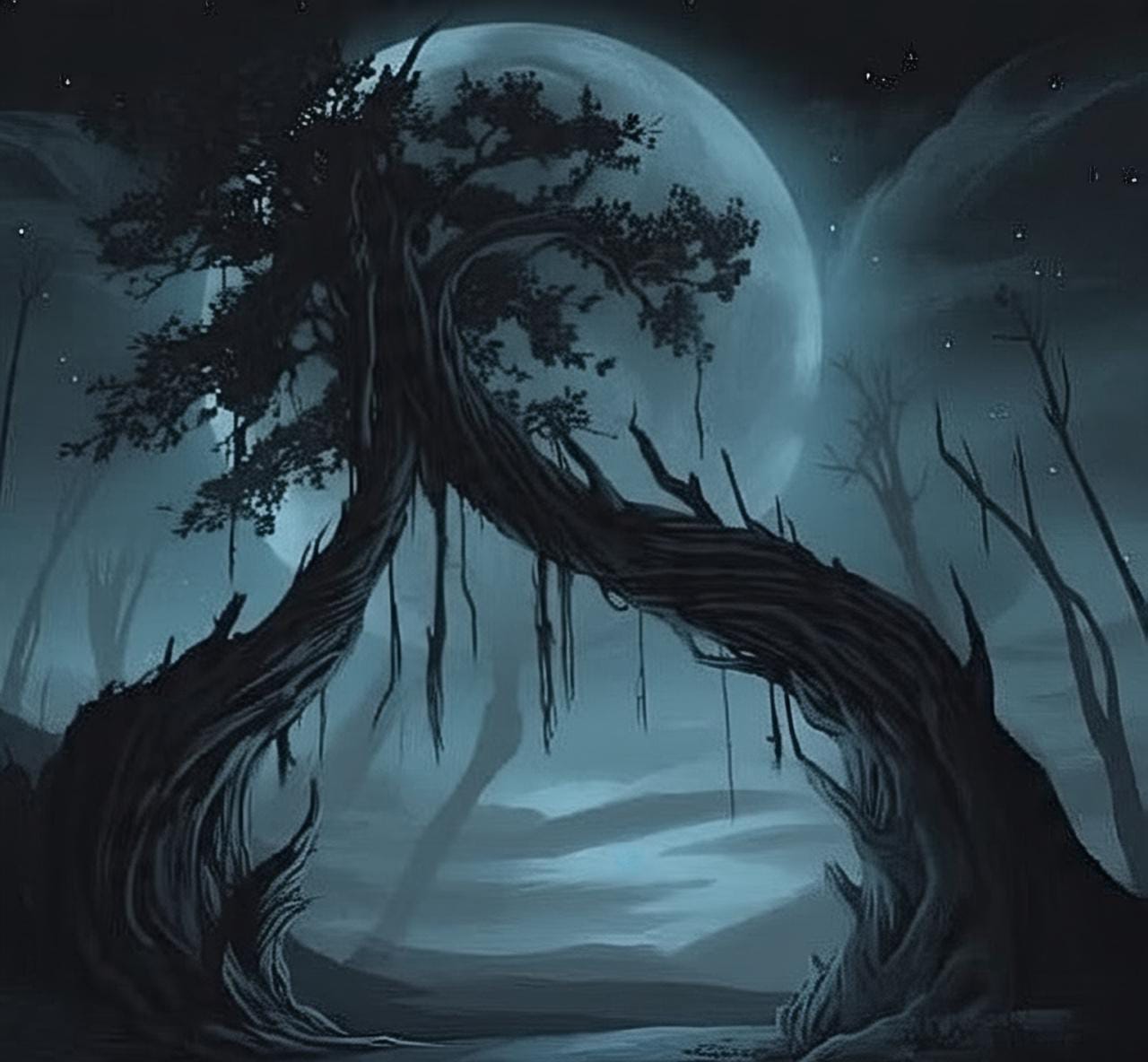 The Moon’s Twin Shadow: A Mysterious Tale