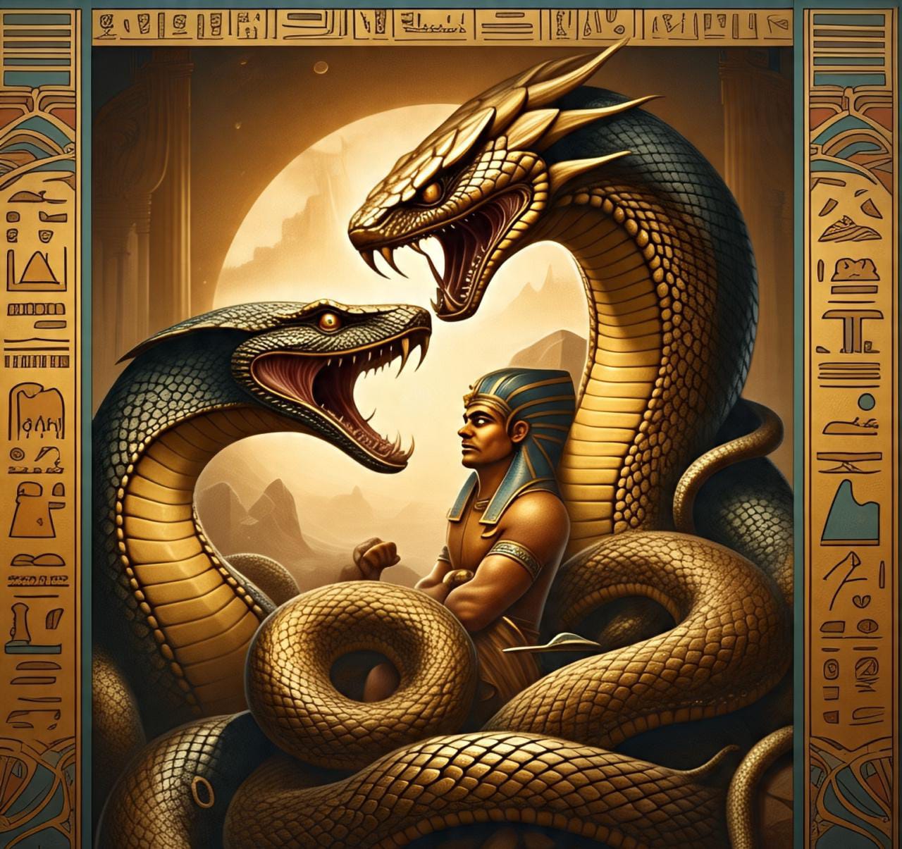 A Egyptian Tale:The Serpent Who Almost Swallowed Ra