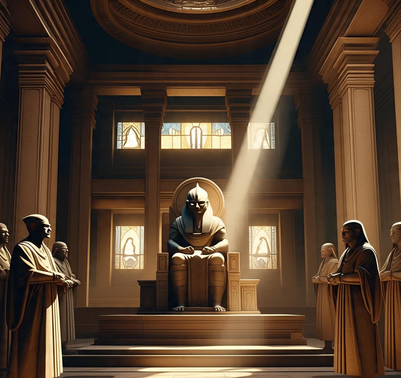 From Egyptian Mythology: The Trial of Set: Justice for Osiris