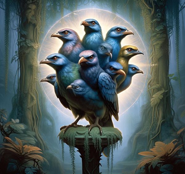The Nine-Headed Bird: A Legend of Mystery and Magic