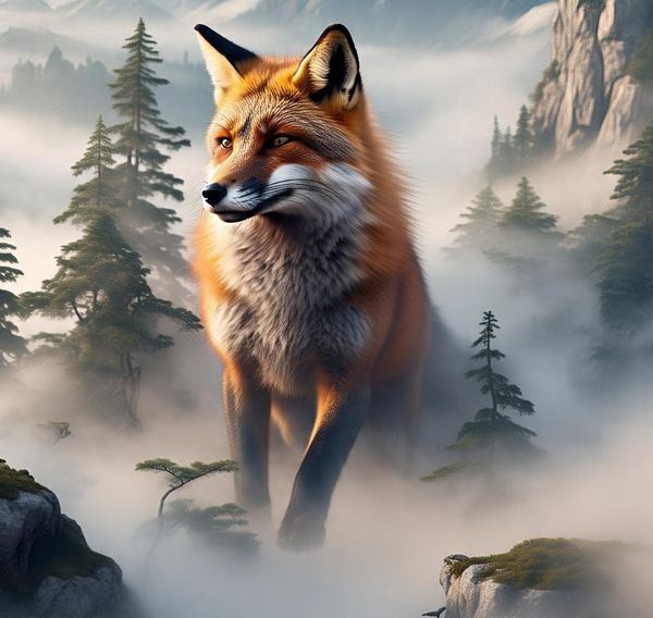 The Shapeshifting Fox of Mount Quigching: A Tale of Magic and Mystery