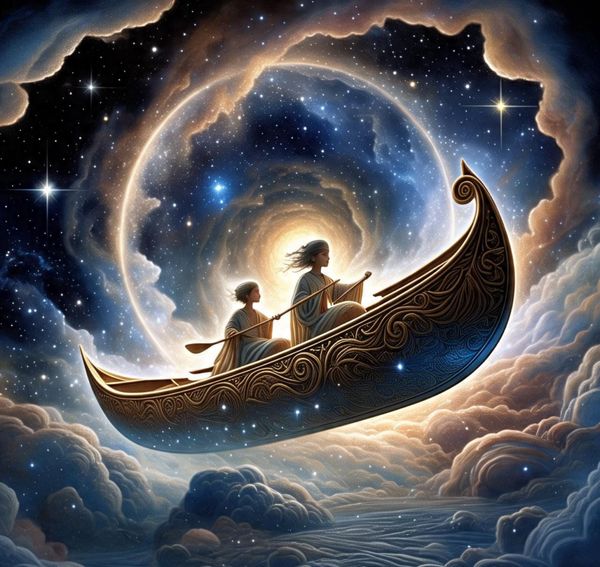 The Celestial Canoe: A Journey Through the Stars