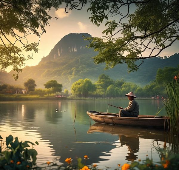 The Undying Fisherman: A Magical Tale from Dongting Lake