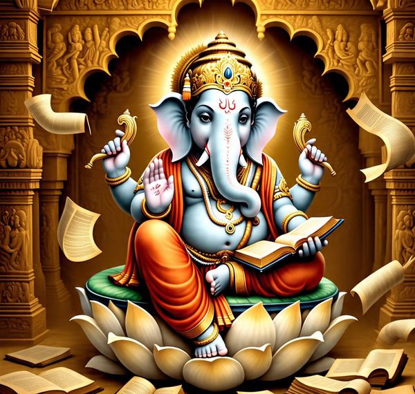 Ganesha and the Writing of the Mahabharata – The Great Story Begins