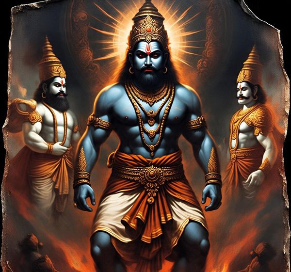 A Story of Hindu Mythology: Shani Dev’s Influence on Ravana’s Fate